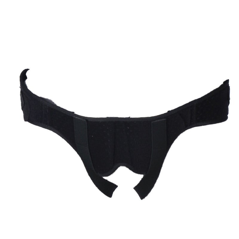 Male Inguinal Hernia Support Belt Adjustable Small Intestinal Hernia Brace Band PU Foam Pad Black M - Image 1