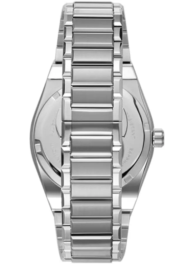 TORNADO Tornado AURORA TWILIGHT Men's Watch, Analog Display and Steel Strap - T23003-SBSL, Silver