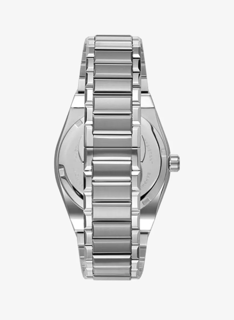 Tornado Light Blue Men's  Solid Stainless Steel,Integrated bracelet with brushed finish 3H with date Display Watch T23003-SBSL - 42mm mm for Men | Best Price UAE