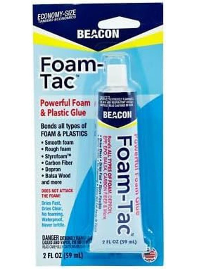 Beacon Foam Tac Adhesive Foam Glue 2 Ounce Carded - Image 1