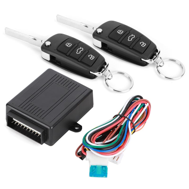 Keyless Entry System Universal Car Remote Lock Unlock Central Lock Kit with Direction Light Flashing - Remote Trunk Opening Keyless Central Lock for Car Security - Image 1