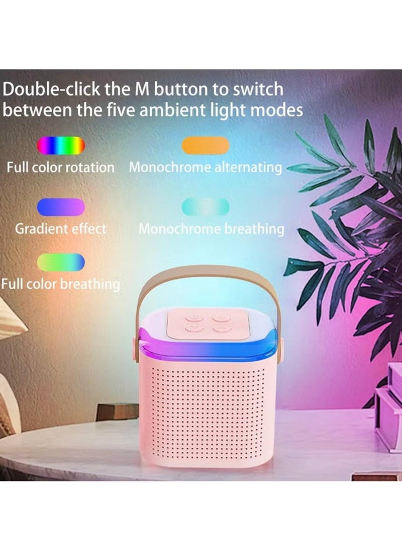 AEMAI K22 WIELESS KARAOKE SPEAKER WITH MICROPHONE-RGB LIGHT, PORTABLE BLUETOOTH SPEAKER - Image 5