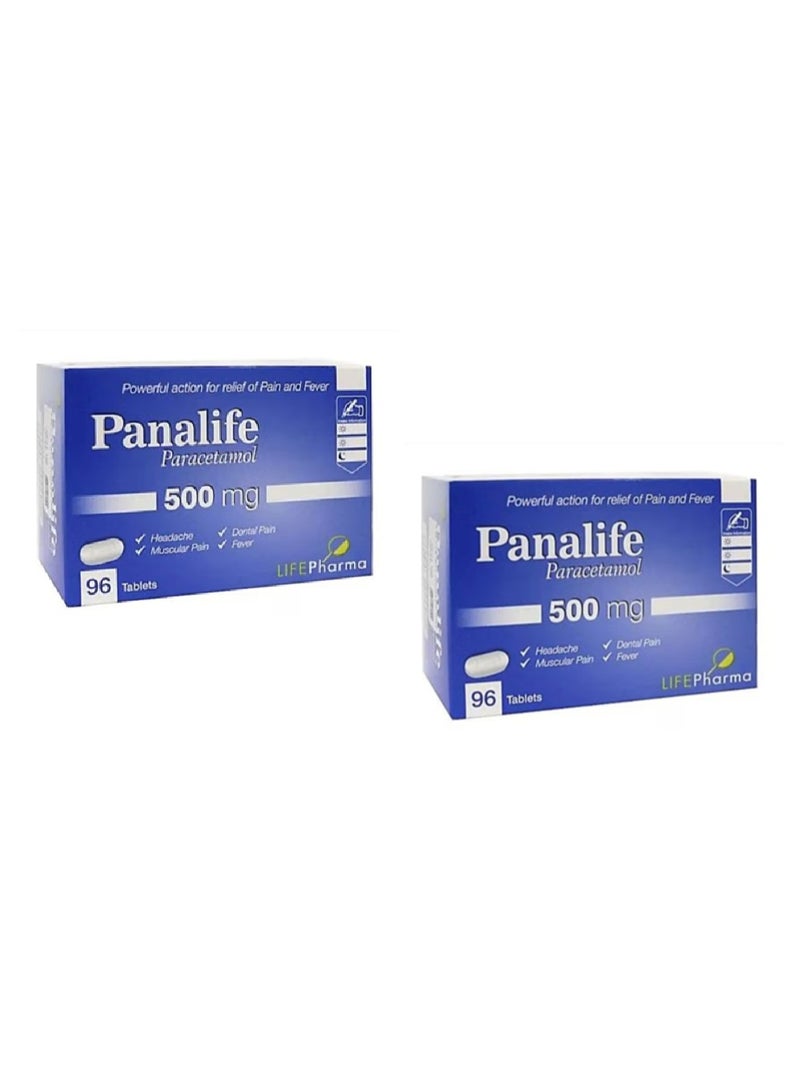 500mg Tablets 96's Twin Pack