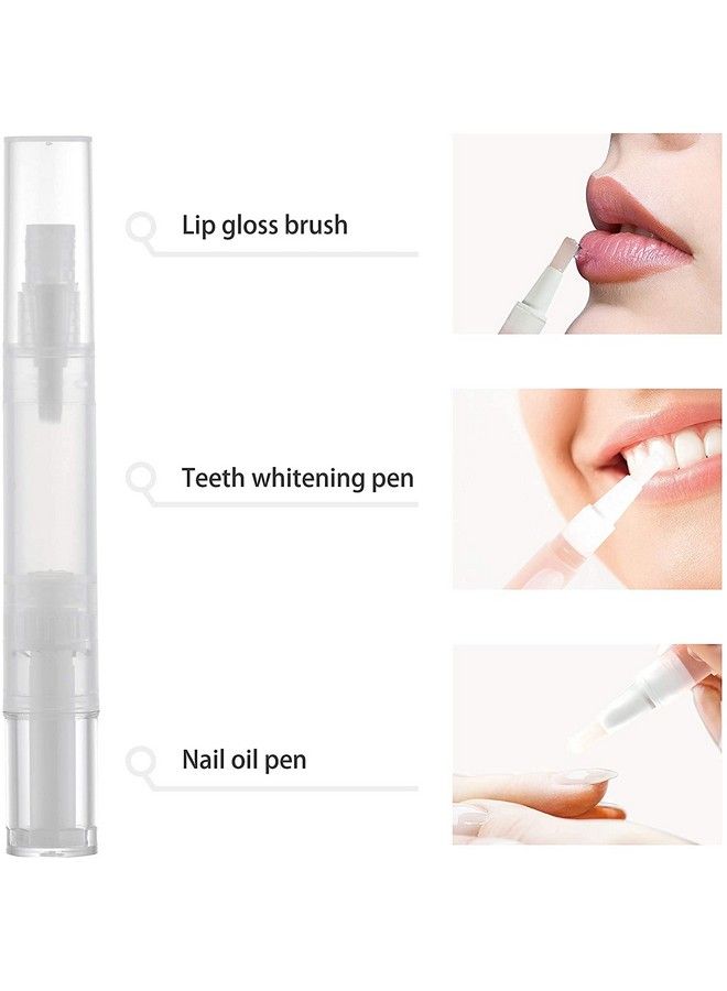 Vinayakart 5 Ml Transparent Empty Nail Oil Twist Pen Lip Gloss Brush Applicators Eyelash Growth  Cuticle Oil Applicator Teeth Whitening Liquid Tube. ( 3 Pcs ) - Image 5