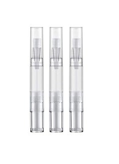 Vinayakart 5 Ml Transparent Empty Nail Oil Twist Pen Lip Gloss Brush Applicators Eyelash Growth  Cuticle Oil Applicator Teeth Whitening Liquid Tube. ( 3 Pcs )  - Image 1