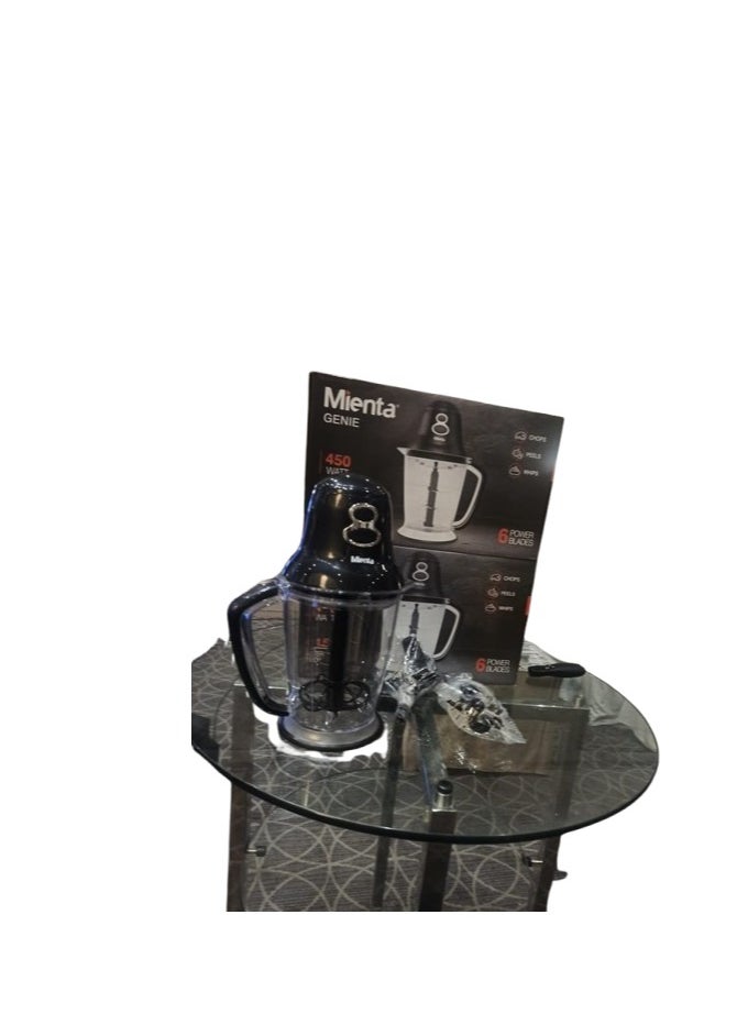Mienta - Mineta Chopper, 450 Watt, Black - CH23838A - Image 1