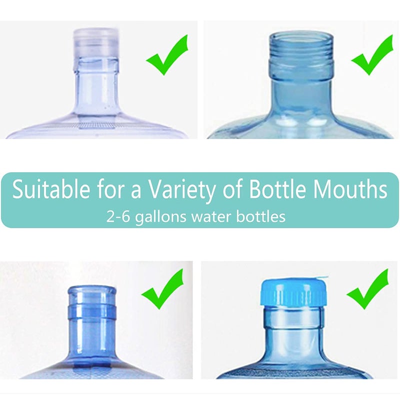 Qboyi Advanced Ergonomic 5 Gallon Water Bottle Handle, Fit 5 Gallon Water Bottle Caps - Drinking Water Bottle Handle, Water Bottle Lift with Handle. (Pack of 2) - Image 3
