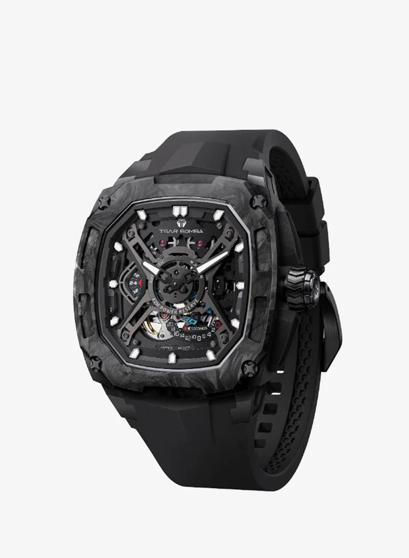 Tsar Bomba  Men's FKM Rubber Automatic Watch TB8605-04 - 42.8x53.5 mm for Men | Best Price UAE