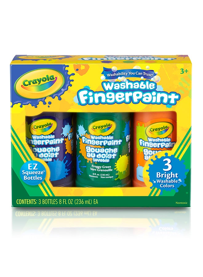 Crayola 3-Piece Washable FingerPaint, 236 Ml - Image 1