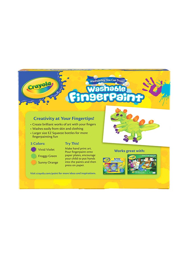 Crayola 3-Piece Washable FingerPaint, 236 Ml - Image 2