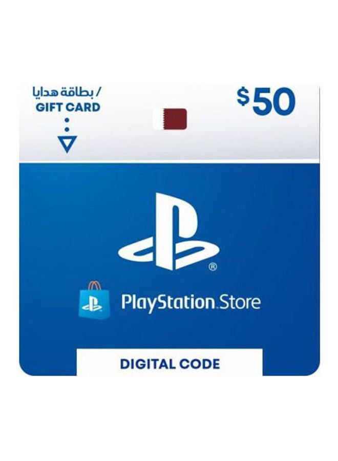 Playstation Qatar 50 USD Gift Card