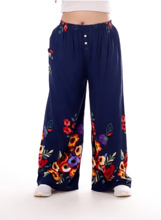 Navy Blue & Orange