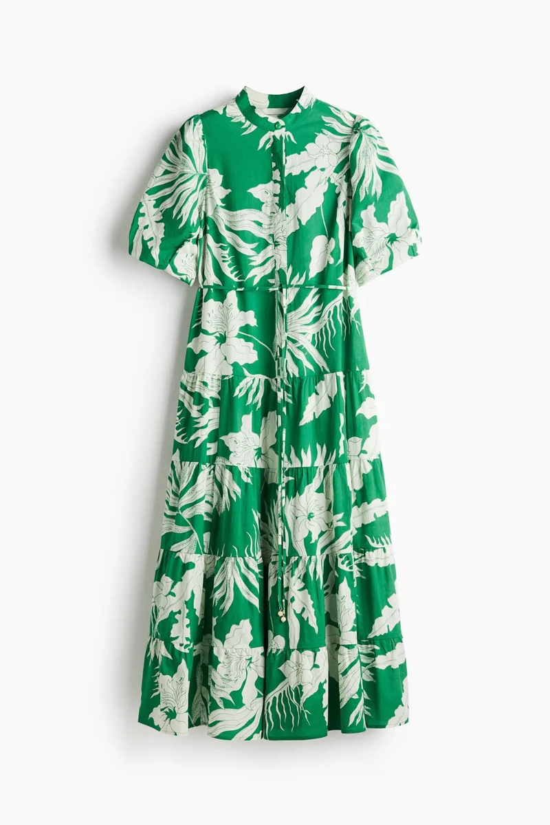 H&M Long cotton dress