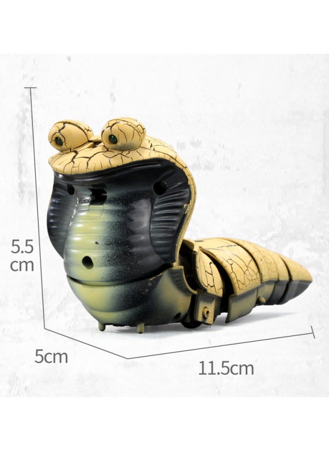 Electric Trick Infrared Remote Control Cobra Induction Simulation Cute Rattlesnake Toy-Color:HS-7702 Blue  - Image 5