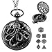 Banloga DD Dice Set7PCS Metal Dice for Dungeons and DragonsMini Dice Set with Pocket Watch CaseRole Playing Board Games Accessories Octopus Black - Image 2