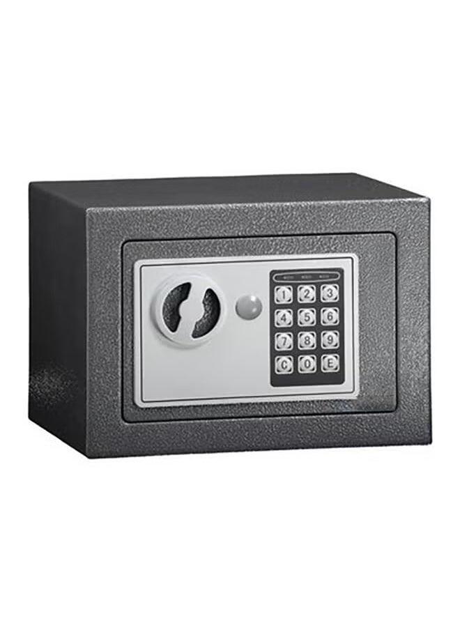 Hihonor - Security Safe, Digital Keypad Safe, Steel Alloy Safe, Store Documents, Cash, Jewelry, Suitable for Home/Office/Hotel (Black) - Image 1