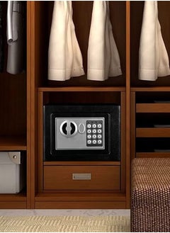 Hihonor Security Safe, Digital Keypad Safe, Steel Alloy Safe, Store Documents, Cash, Jewelry, Suitable for Home/Office/Hotel (Black)  - Image 2