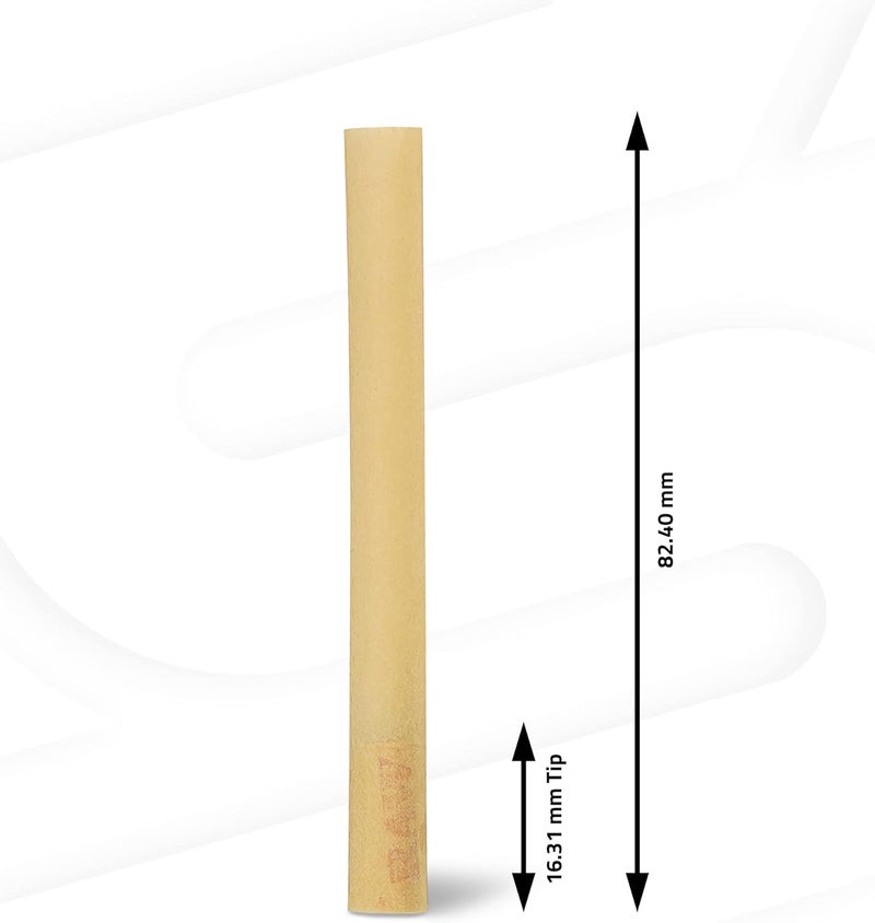 Raw أوراق لف كلاسيكية مسبقة اللف 84 مم محشوة داخل علبة معدنية مع أنابيب التعبئة | 20 عبوة | - Image 2