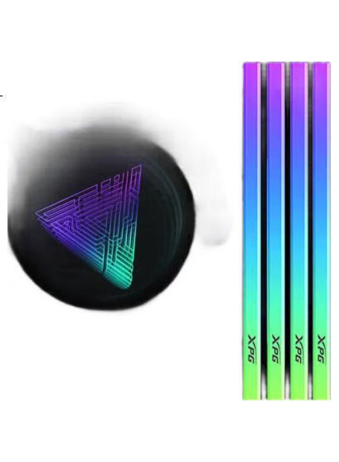 ADATA أADATA (أADATA) 32Gb(16Gb*2) مجموعة DDR4 3600MHz ذاكرة سطح المكتب XPG Spectrix D35G ذاكرة ألعاب RGB سوداء - Image 3