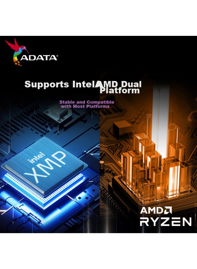 Adata 32gbKit Ddr4 3600mhz Desktop Memory Module Xpg Spectrix D35g Black Gaming Rgb Memory Module - Image 2