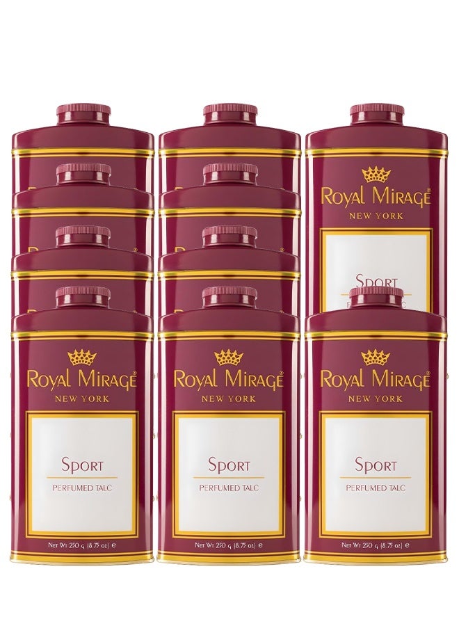 رويال ميرج 10 قطع بودرة التلك المعطرة الرياضية 250 جرام  - Image 1