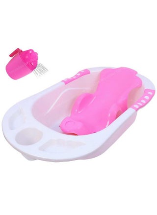 3 In 1 Non Slip Jumbo Baby Bath Tub Mini Seat Bather And Magic Mug Combo For Baby Infant 0 3 Years Old (Pink) - pzsku/Z2CD07429E17E597D9D47Z/45/_/1692272231/845188a7-1f02-4f31-b448-1e9dc5903564