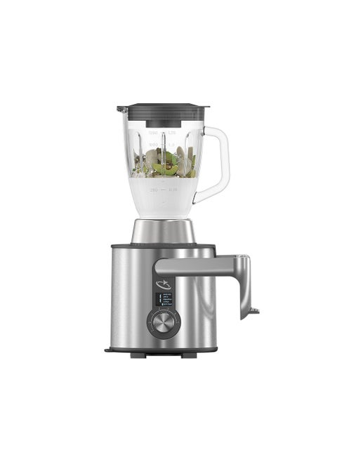عصارة JM01 FreshMax تشمل شفرات قوية، 5 مستويات سرعة، شاشة LCD، قفل أمان ووظائف متعددة