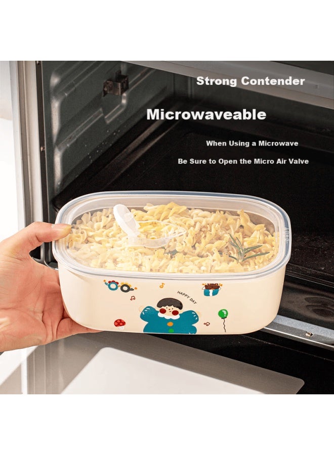 Treejack 304 Stainless Steel Lunch Box Camping Office Home Bento Box Fruit Vegetable Refrigerator Snack Fresh-keeping Storage Box - Image 3
