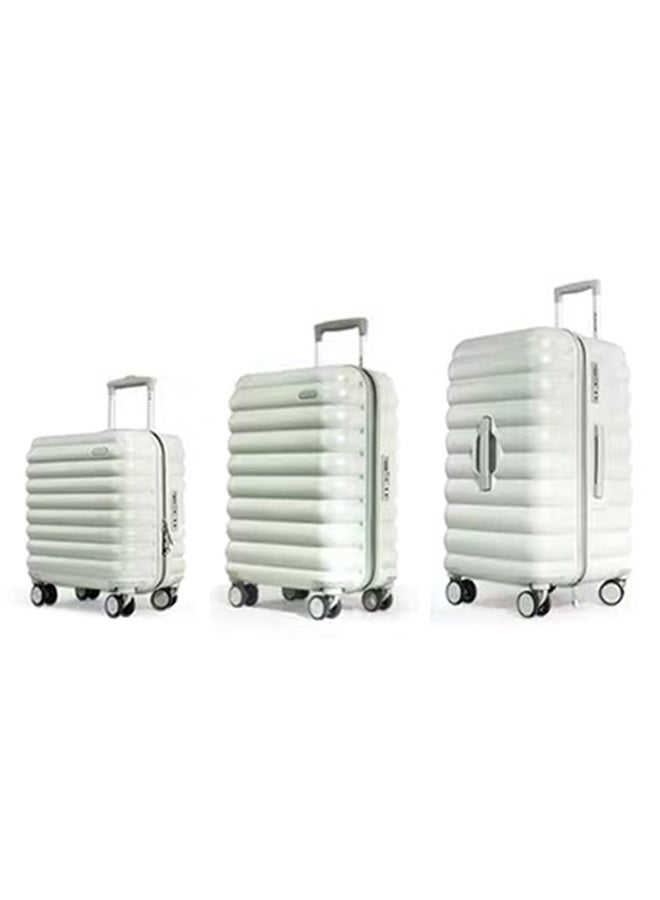NEWCOM 18/20/24-inch Cloud-Tech Luggage - Features nano-silver coated aluminum telescopic handle, dual-row silent spinner wheels, compact & lightweight for cabin use, available in mint green/rose pink color options - Image 1