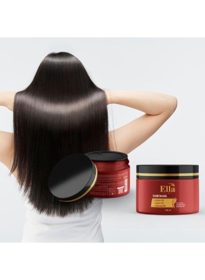 Ella Care Mask with a mixture of natural oils Argan oil, Sesame oil and Jojoba oil from ella care, 500 ml - Image 5