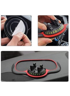 Generic Car Anti-Slip Mat, Car Dashboard Mat Multifunctional Car Phone Mat, Rotatable Anti Skid Auto Phone Holder, Silicone Car Dashboard Sticky Pad,Phone Sticky Grip Phone Mount for Car  - Image 1