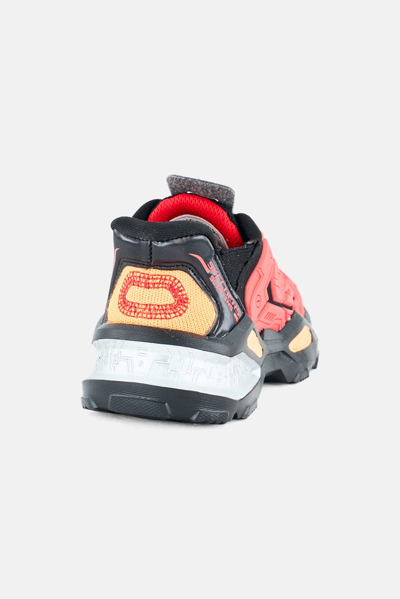 SKECHERS Toddlers Boy Bots-Orbitron Slip On Walking Shoes, Red - Image 2