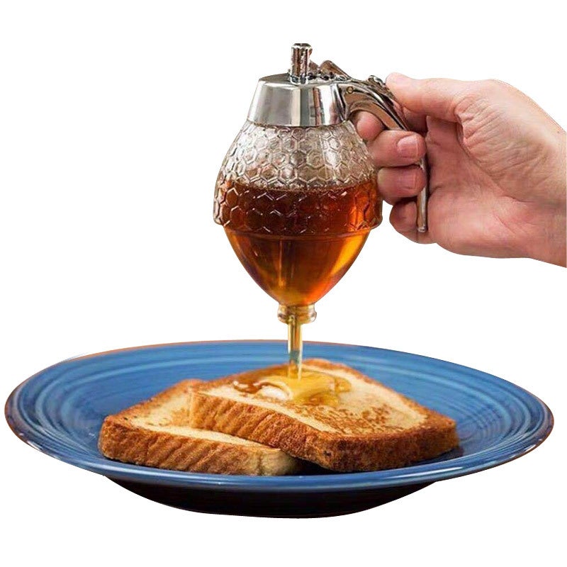 Acrylic Honey Syrup Dispenser New Design Plastic cup body 
