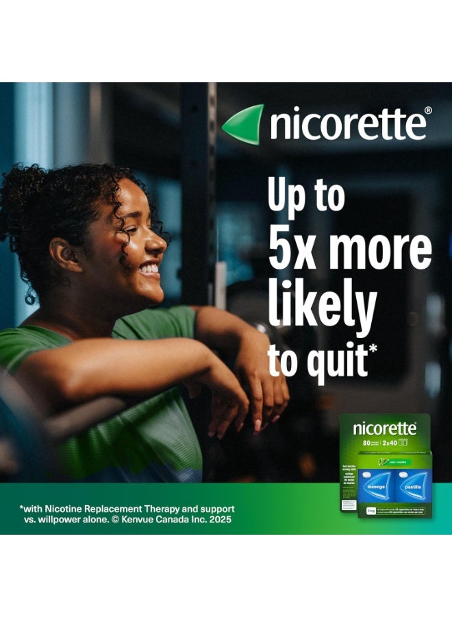Nicorette 2mg Lozenges Mint 80 Count - Image 5