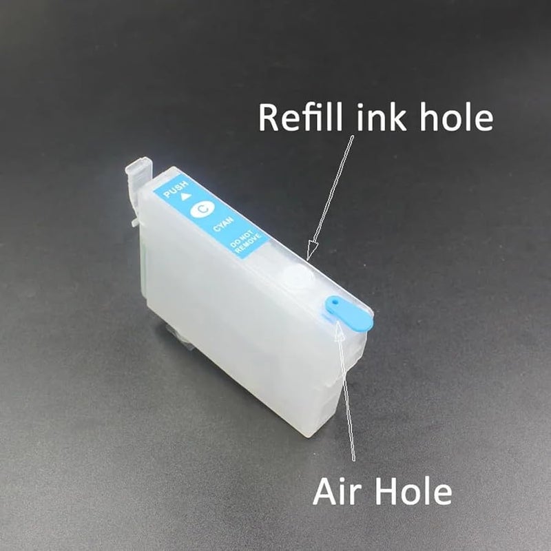 Workforce 7520 7510 7010 140XL T1401 Compatible Ink Cartridge Refillable Black - Image 5