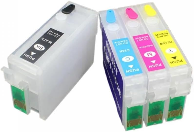 Workforce 7520 7510 7010 140XL T1401 Compatible Ink Cartridge Refillable Black - Image 4