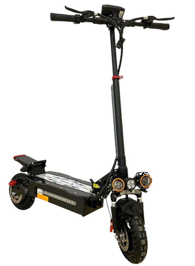 Chenxian D06 Pro Electric Scooter 2000W – Off-Road Tyres, Dual Suspension, Dual Disc Brakes, LED Lights, 75km/h Top Speed | Powerful Adult E-Scooter for Dubai | Foldable & Heavy-Duty - Image 2