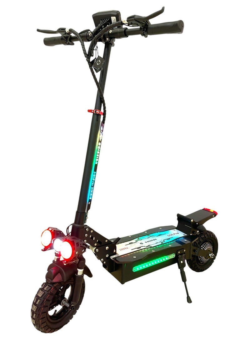 Chenxian D06 Pro Electric Scooter 2000W – Off-Road Tyres, Dual Suspension, Dual Disc Brakes, LED Lights, 75km/h Top Speed | Powerful Adult E-Scooter for Dubai | Foldable & Heavy-Duty - Image 3