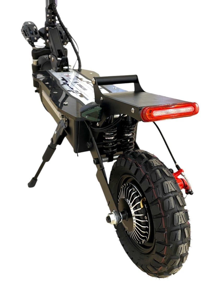 Chenxian D06 Pro Electric Scooter 2000W – Off-Road Tyres, Dual Suspension, Dual Disc Brakes, LED Lights, 75km/h Top Speed | Powerful Adult E-Scooter for Dubai | Foldable & Heavy-Duty - Image 4
