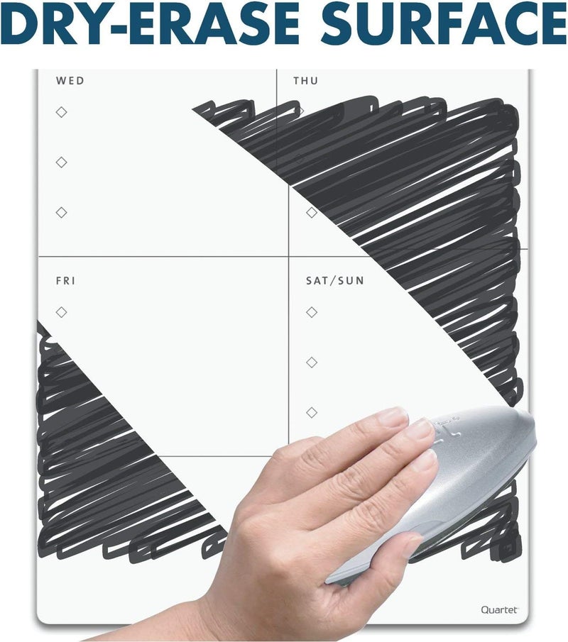 Quartet Magnetic Weekly Planner Dry Erase Board 11 x 17 Small White Board for Fridge Home School Supplies or Home Office Decor Frameless Includes 1 Dry Erase Marker 63540 - Image 2