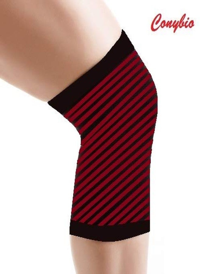 Conybio FIR Knee Brace - Contains Bio-Ceramic Material which Emits Far Infrared Rays (FIR) - Helps Faster Recovery (1 Brace) (L) - Image 2