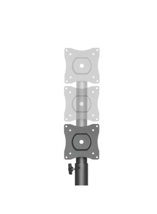 Skill Tech Skilltech SH PM01 Heavy-Duty POS Monitor Pole Mount | Bolt-Down Base | Full Articulation & Swivel (+180°/-180°) | Max VESA 100x100 | 15kg Capacity - Image 3