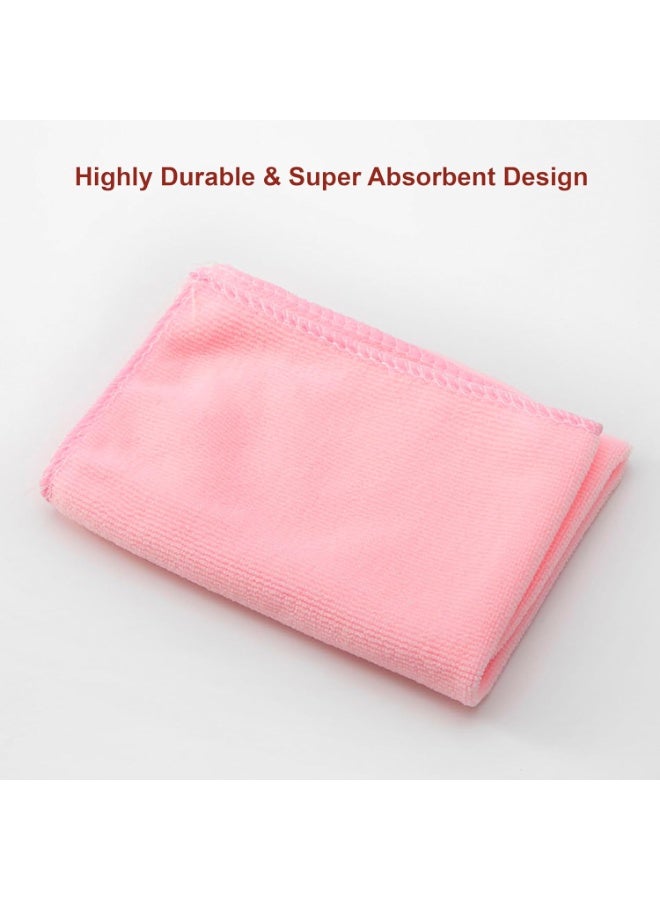 HomePro Microfiber Cleaning Cloth Set Multicolour Kitchen Towels Super Absorbent & Lint Free Reusable Cloths Extra Large 40X40Cm 10Pcs Assorted Colors - Image 4
