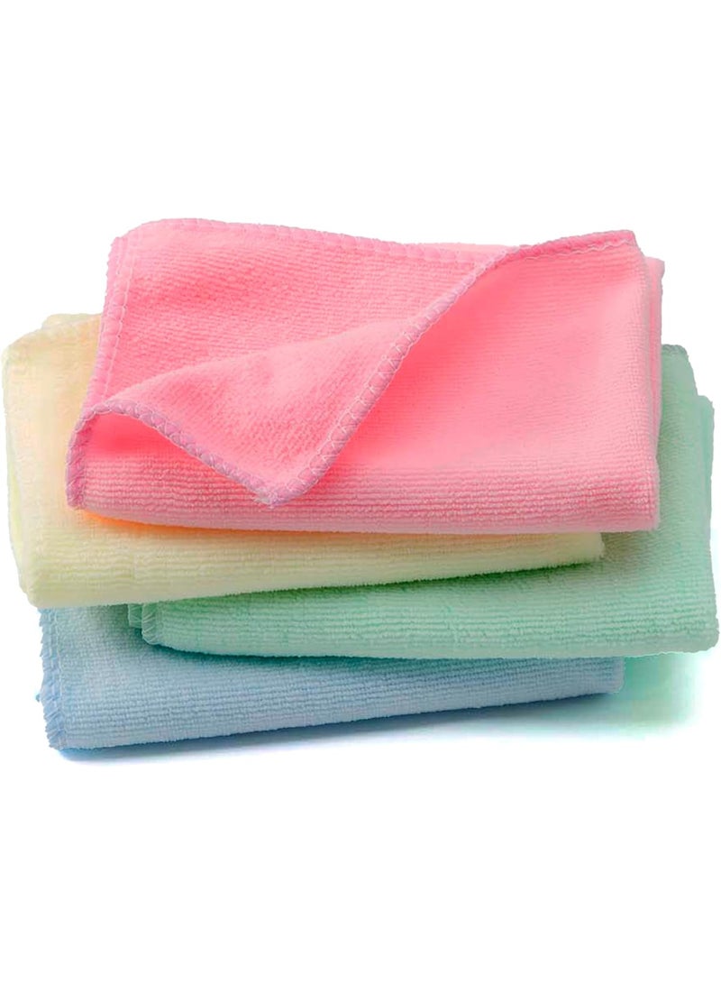 HomePro Microfiber Cleaning Cloth Set Multicolour Kitchen Towels Super Absorbent & Lint Free Reusable Cloths Extra Large 40X40Cm 10Pcs Assorted Colors - Image 2