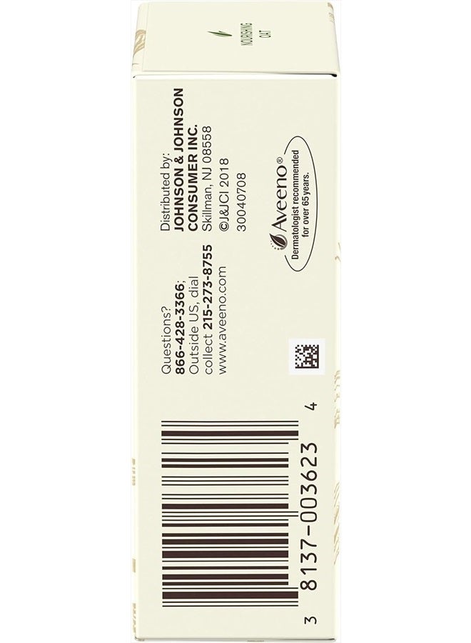 Aveeno صابون تنظيف الوجه المرطب اللطيف مع الشوفان المغذي للبشرة الجافة، خالي من العطور، خالي من الأصباغ، وخالي من الصابون، 3.5 أونصة (عبوة من 4) - Image 3