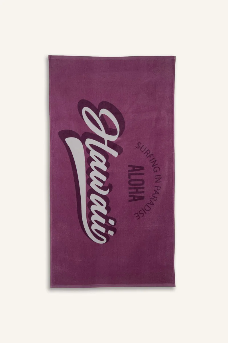 ديفاكتو Printed Cotton Towel