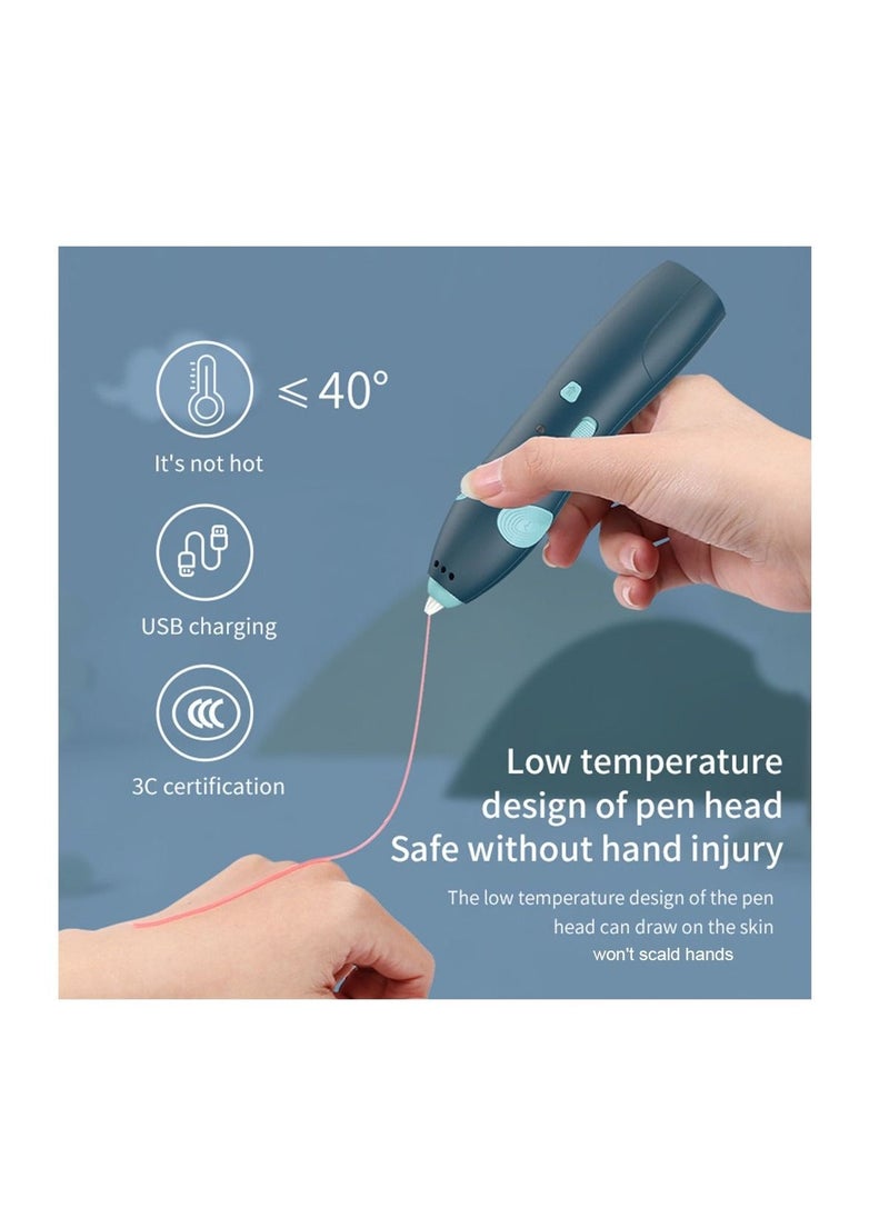 3D wireless low temperature printing pen for kids