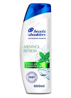 Head & Shoulders Menthol Refresh Anti-Dandruff Shampoo For Cools and Energizes Scalp 600ml  - Image 1