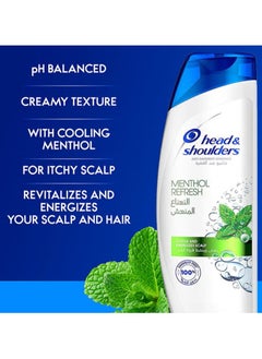 Head & Shoulders Menthol Refresh Anti-Dandruff Shampoo For Cools and Energizes Scalp 600ml  - Image 3