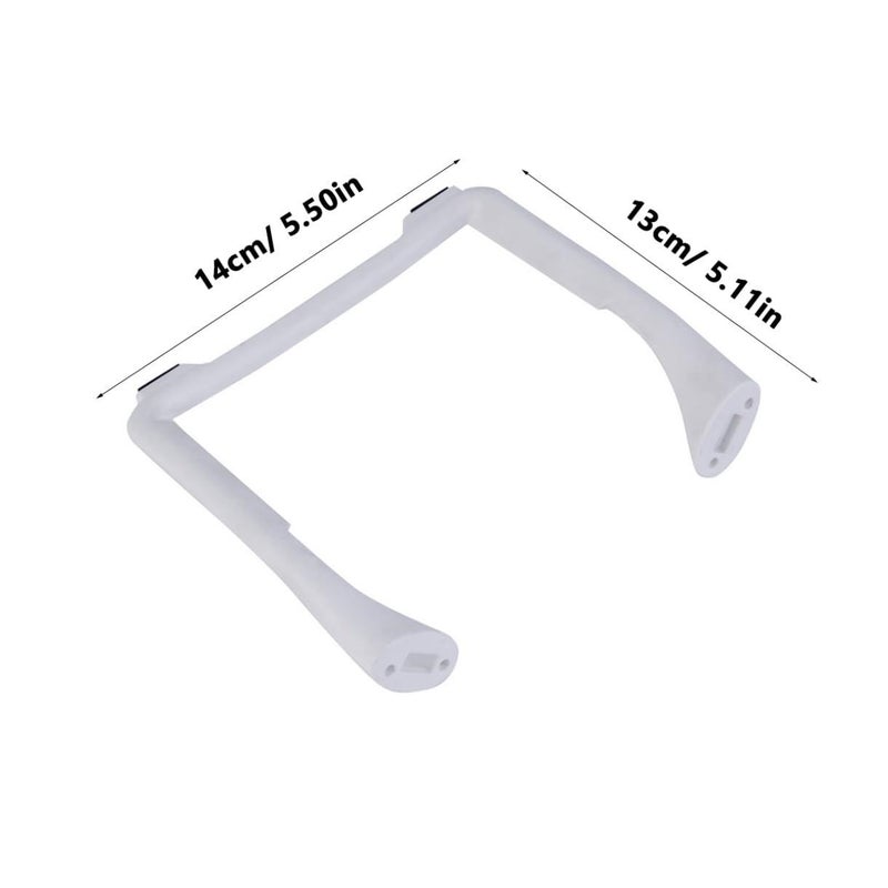 White Lightweight Quadcopter Undercarriage Replacement Enhances Flying Efficiency - Image 3